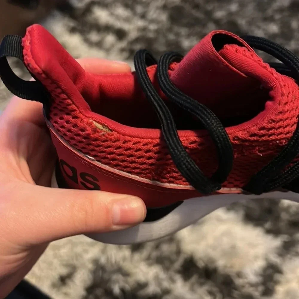 adidas red running